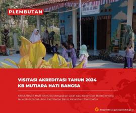 Visitasi Akreditasi Tahun 2024: KB Mutiara Hati Bangsa